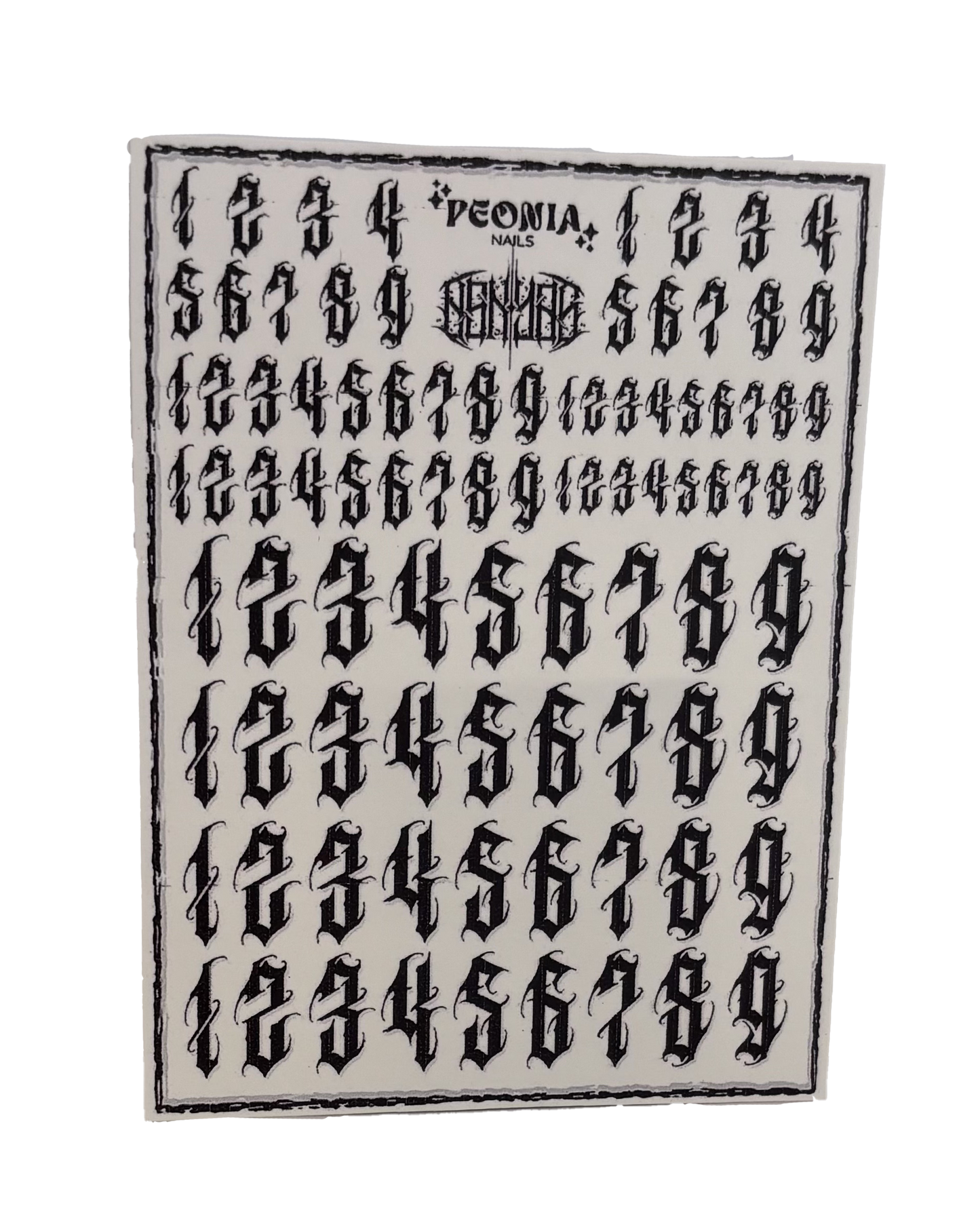 Decals Peonia x Eskyas (numbers)