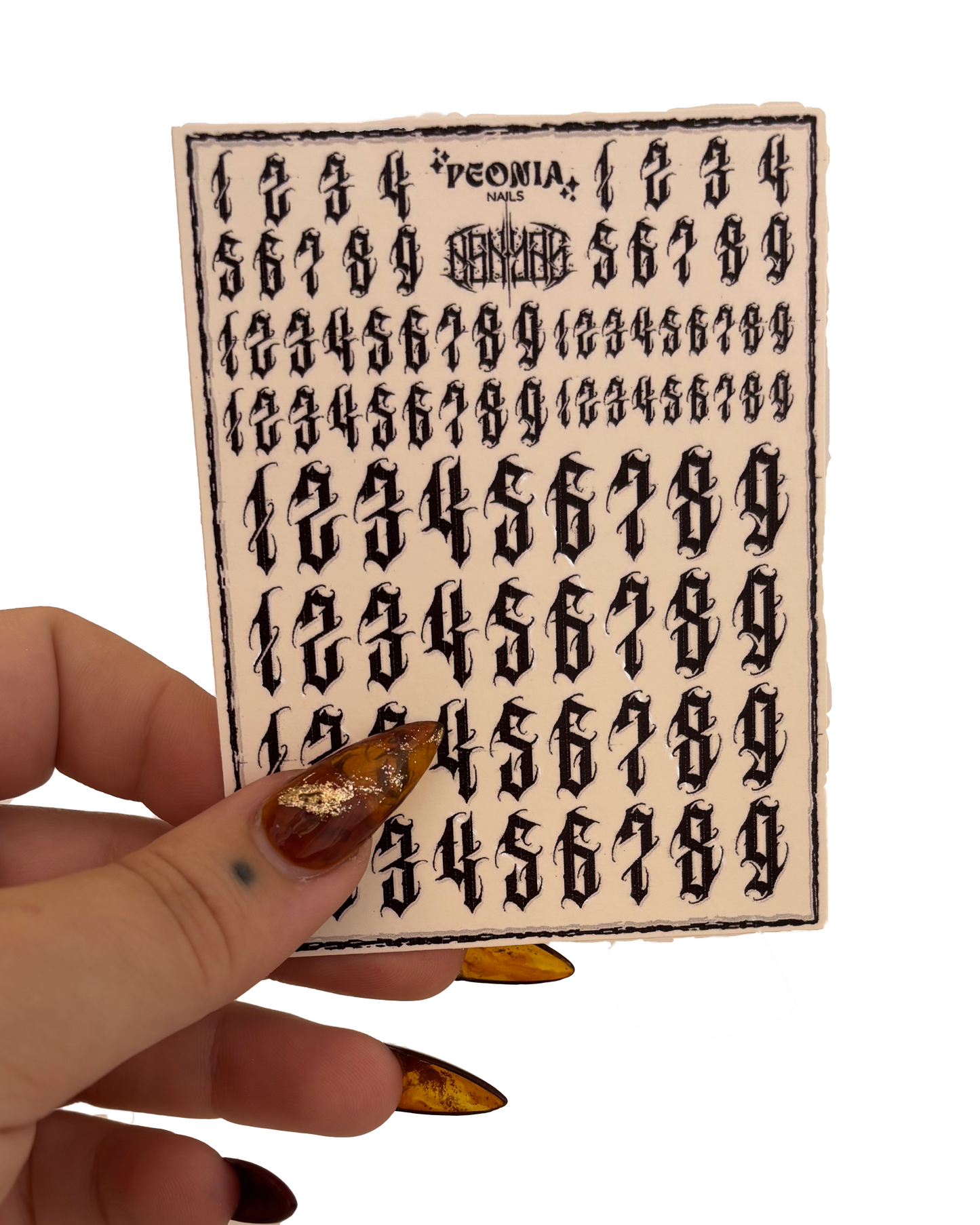 Decals Peonia x Eskyas (numbers)