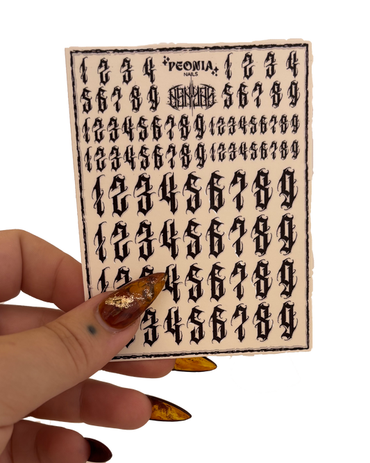 Decals Peonia x Eskyas (numbers)
