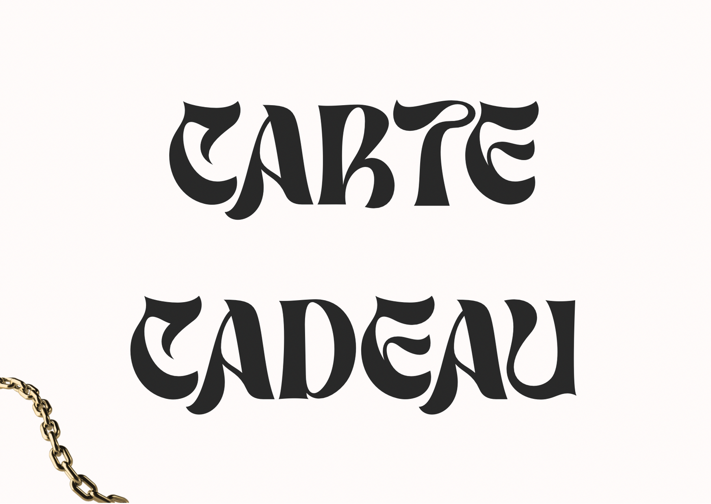 Carte cadeau 💝